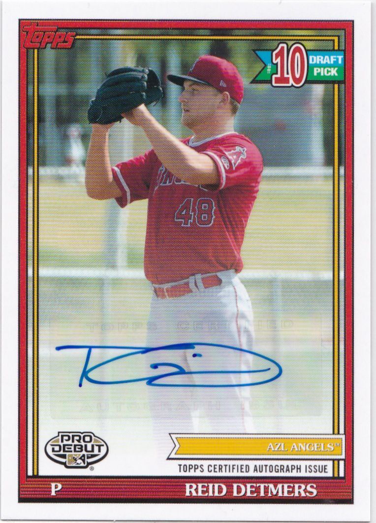 2021 Topps Pro Debut No. PD-159 Reid Detmers Autograph